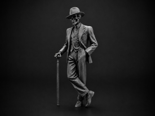 Vintage noir gentleman - noir,