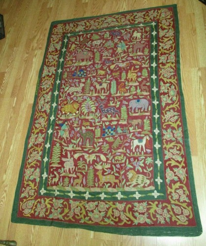 Wall hanging animals woven - animals,