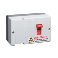 CLICK DB700 SUBMAIN FUSED MAIN SWITCH ISOLATOR 80AMP FUSE FITTED-NEW