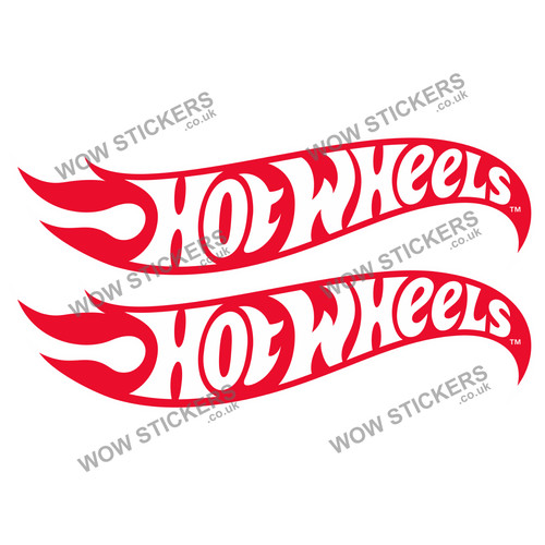 Hot wheels stickers decal - wheels, x2