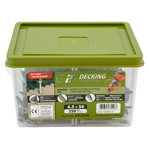Green coated decking - (4.5mm),