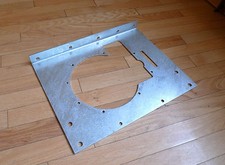 Fairey MAP Capstan Winch Mounting Plate Galvanized 105-A1 Land Rover Series 2a 3