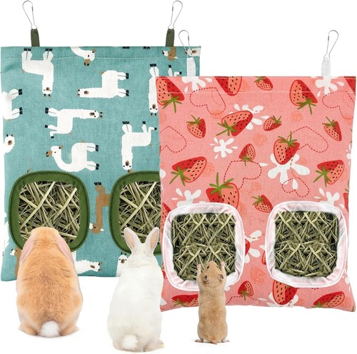 2pcs hanging hay - 2pcs, feeder