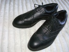 MENS HI-TEC BLACK LEATHER GOLF