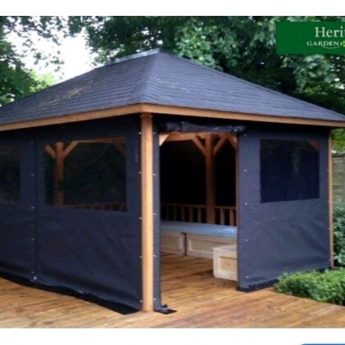 180cm outdoor canvas gazebo - 50/180cm,