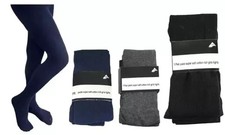 6 Pairs Girls Tights Warm Cotton Rich Uniform School Thick Soft Age 2-15 Year UK