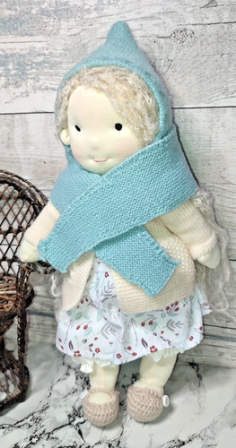 Waldorf doll with natural - doll,