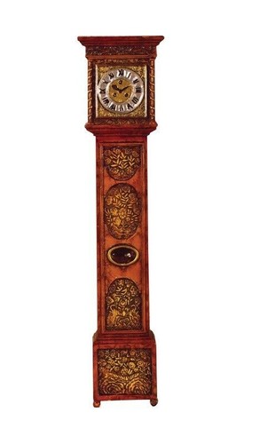 Ornately carved grandfather - ornately,