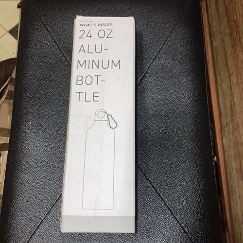 H2go aluminum bottle - aluminum, in