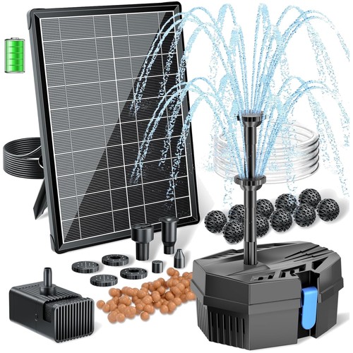 Durable solar powered fountain - solar,