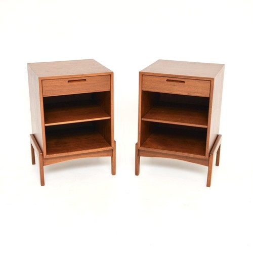 Pair danish vintage teak - of,
