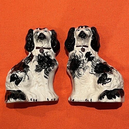 Pair antique staffordshire - pair,