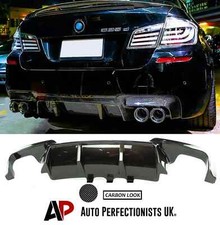 BMW 5 Series M5 F10 F11 M Sport Carbon Fibre Rear Valance Diffuser Quad Exhaust