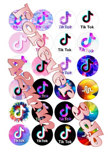 42mm tik tok edible - tik,