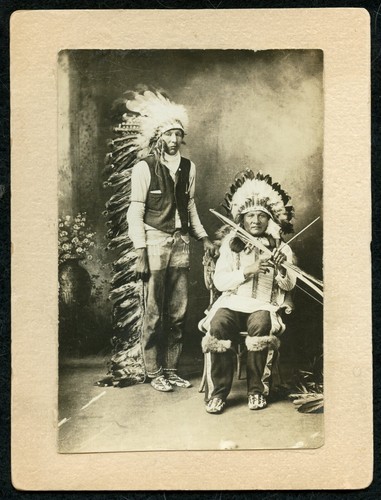 C1890s cabinet card native - cabinet,