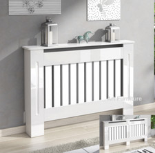 Gloss white radiator - gloss, cover