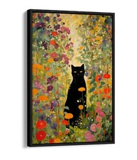 GUSTAV KLIMT BLACK CAT IN