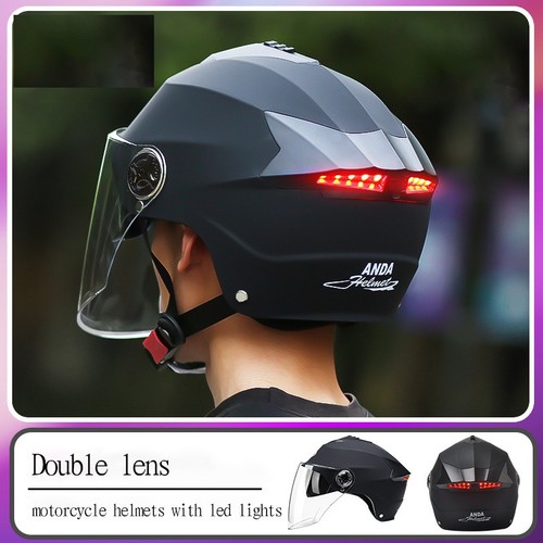 Motorcycle helmets with led - motorcycle,