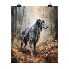 Scottish Deerhound Dog Art