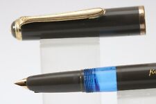 Vintage Kaweco V-1 (L94) Grey Oblique Fine Fountain Pen, GT