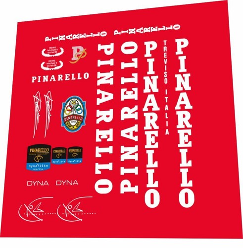 Pinarello dyna frame decal - pinarello, set