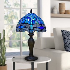 Dragonfly Tiffany Glass Table