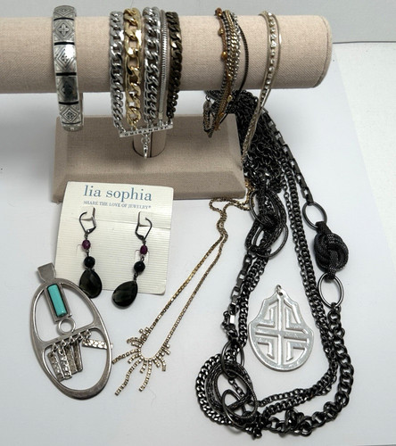 Vintage signed jewelry lot - signed,