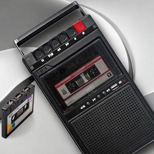 Classic portable cassette - cassette, tape