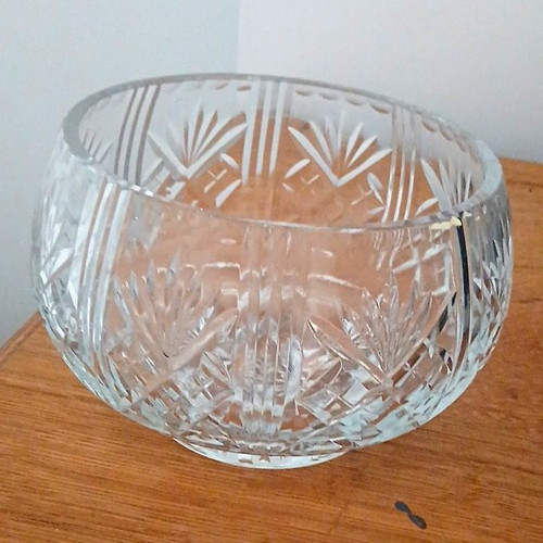 Tutbury crystal footed base - footed,