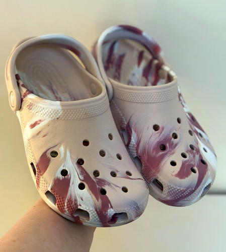 Crocs classic clogs pink - classic, white