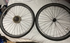 Carrera crossfire Components DHV bike wheels. 700c hybrid. 7 speed. Continetal 