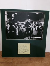 The Beatles Signed Photo Display with Printed Autographs 