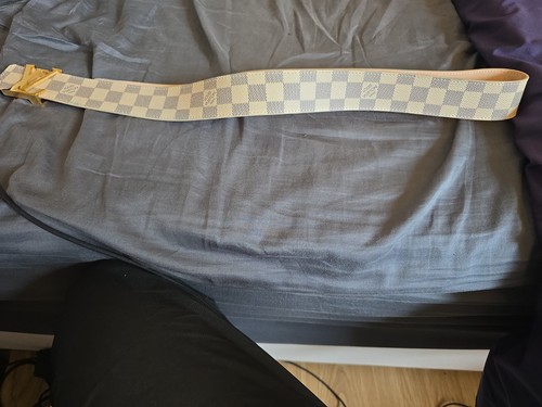 Louis vuitton damier azur - damier, belt