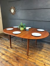 Mid Century Vintage Danish Teak Dining Table Orte Mobelfrabrik? Round / Oval