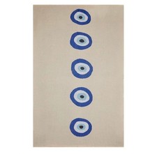 Snuggery Mykonos Middle Eye Line  Throw / Blanket RRP £47.50