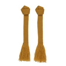 Garters For Shooting Socks Gold Mustard Colour Wool Blend Tassles Game Hunting