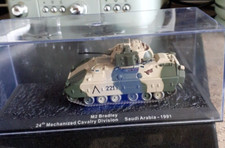 Diecast Tank M2 Bradley 24th Mechanised Cavalry Division Saudi Arabia - 1991