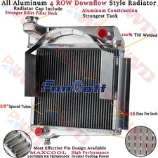 4 Row Aluminum Radiator For