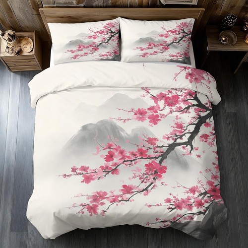 Cherry blossoms double - double, duvet