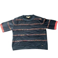 Ted Baker London Women's Striped Knit Jumper Multicoloured Casual Wear Size 2