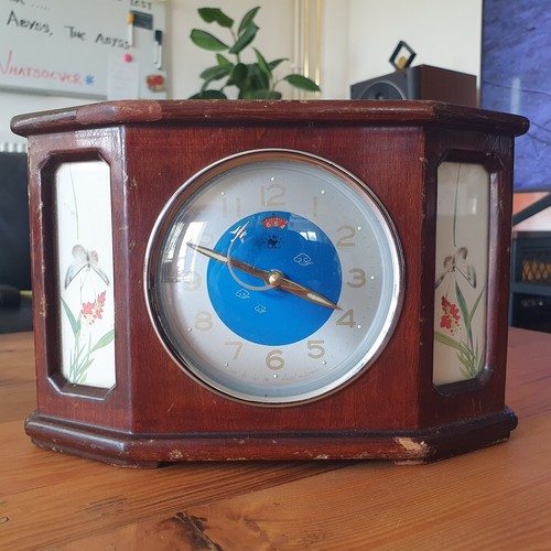 Vintage oshiba wooden - vintage, alarm