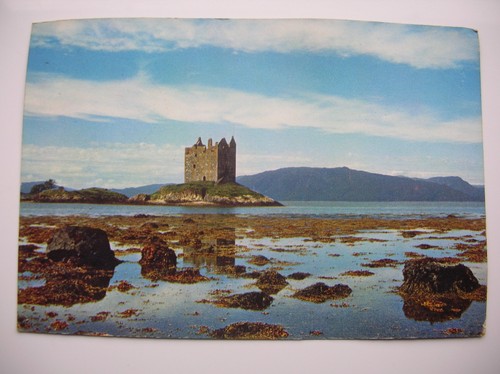 Castle stalker postcard - castle,