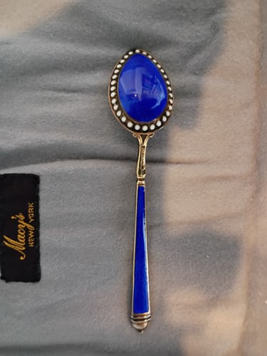 Vintage royal blue enameled - vintage,