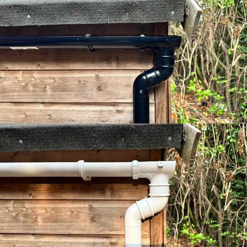 Mini gutter kit for shed - mini,