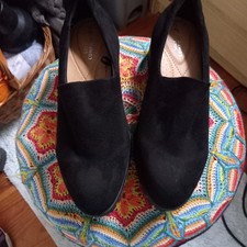 Womens  Slip On Faux Suede