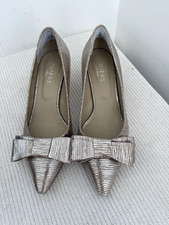 Hobbs Gold Kitten Heel Shoes