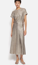 Jigsaw gold metallic maxi