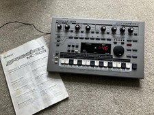 Roland Mc303 Groove box Drums And Synths. Manual And Original Box Plus Power