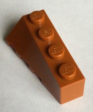 LEGO 43720 Dark Orange Wedge 4x2 Slope From 4491 Star Wars Trade Federation RARE