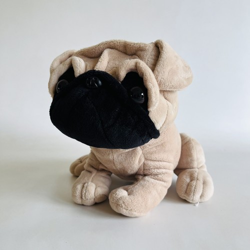 Soft toy cuddly plush pug - cuddly,